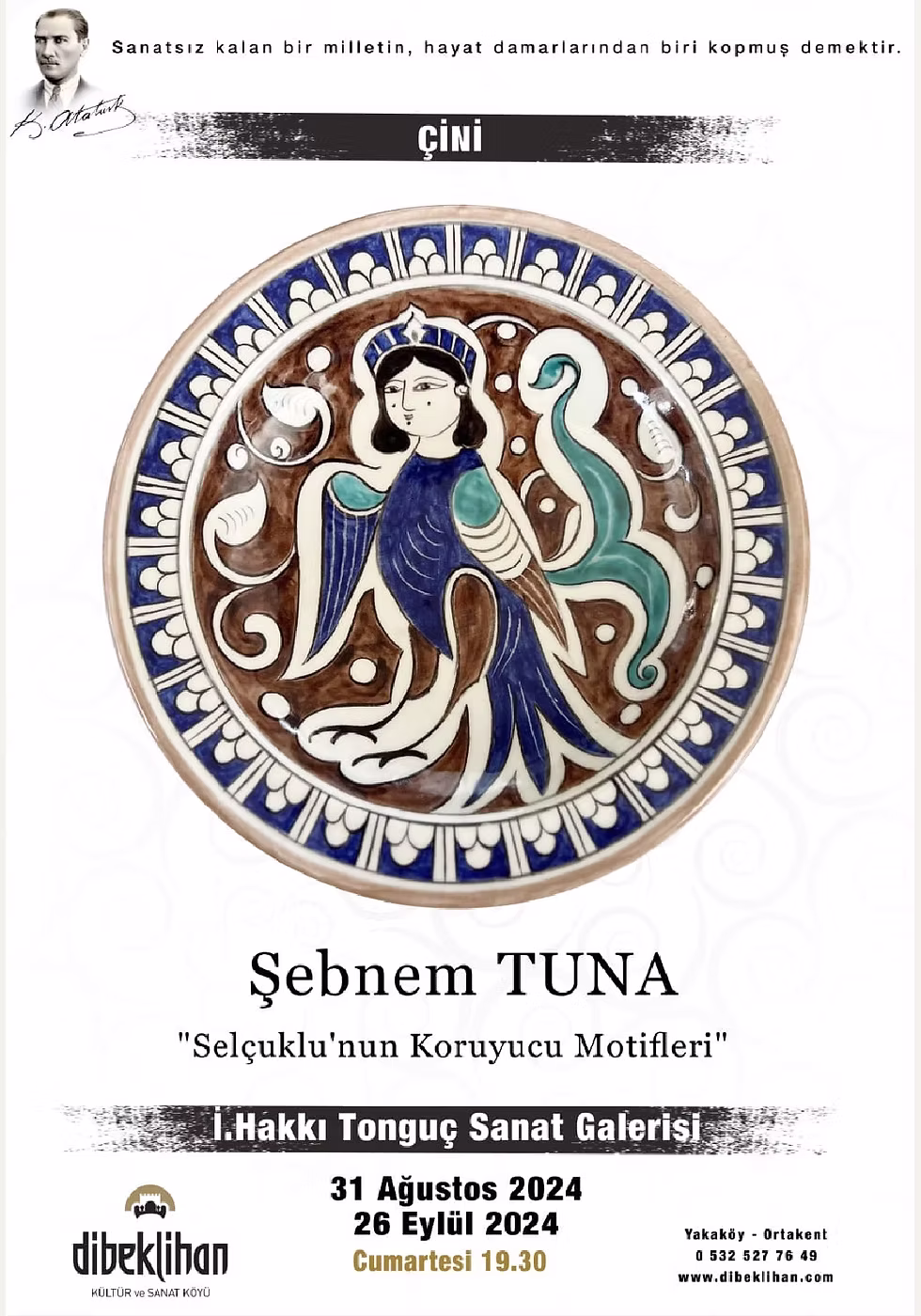 ÇİNİ SERGİSİ◢ Selçuklu'nun Koruyucu Motifleri / Şebnem Tuna