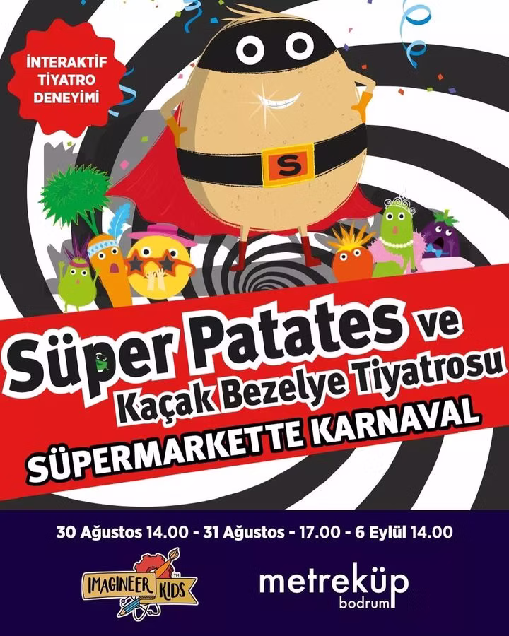 ÇOCUK TİYATROSU◢ Süper Patates ve Kaçak Bezelye