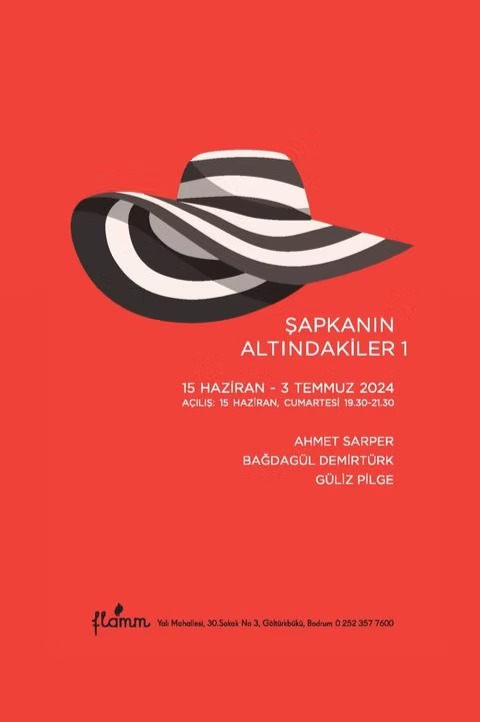 SERGİ◢ Şapkanın Altındakiler 1 / Ahmet Sarper & Bağdagül Demirtürk & Güliz Pilge