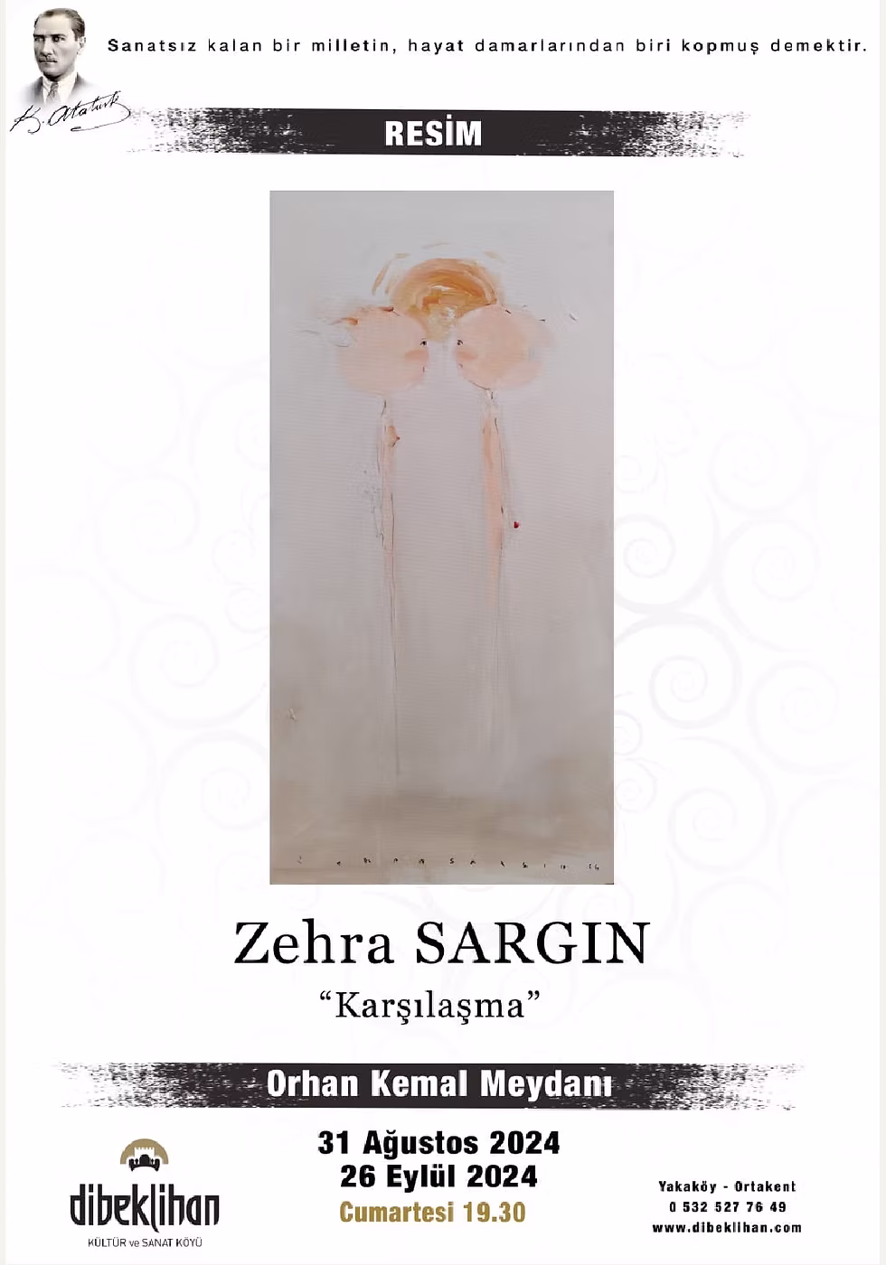RESİM SERGİSİ◢ Karşılaşma / Zehra Sargın