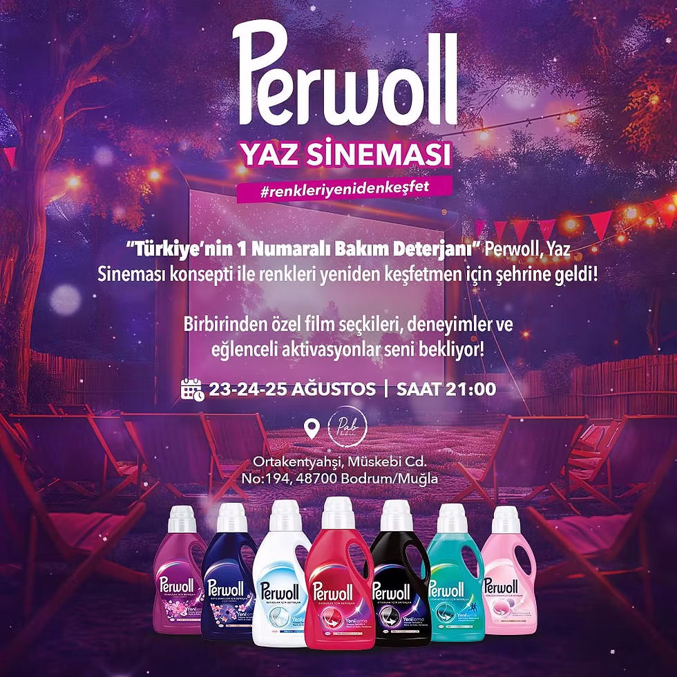 AÇIK HAVA SİNEMASI◢ Perwoll Yaz Sineması