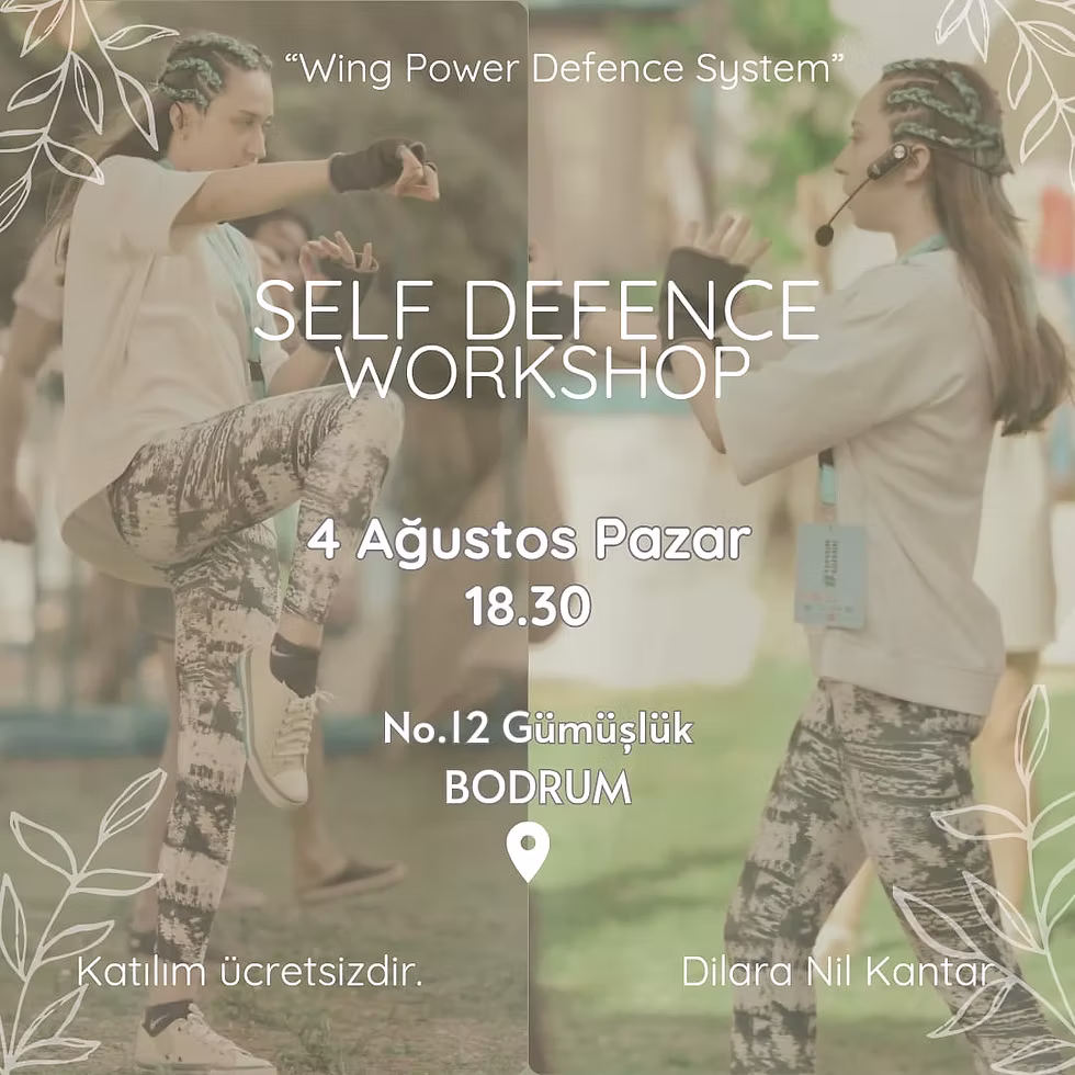 ATÖLYE◢ Self Defence Workshop – Wing Power Defence System