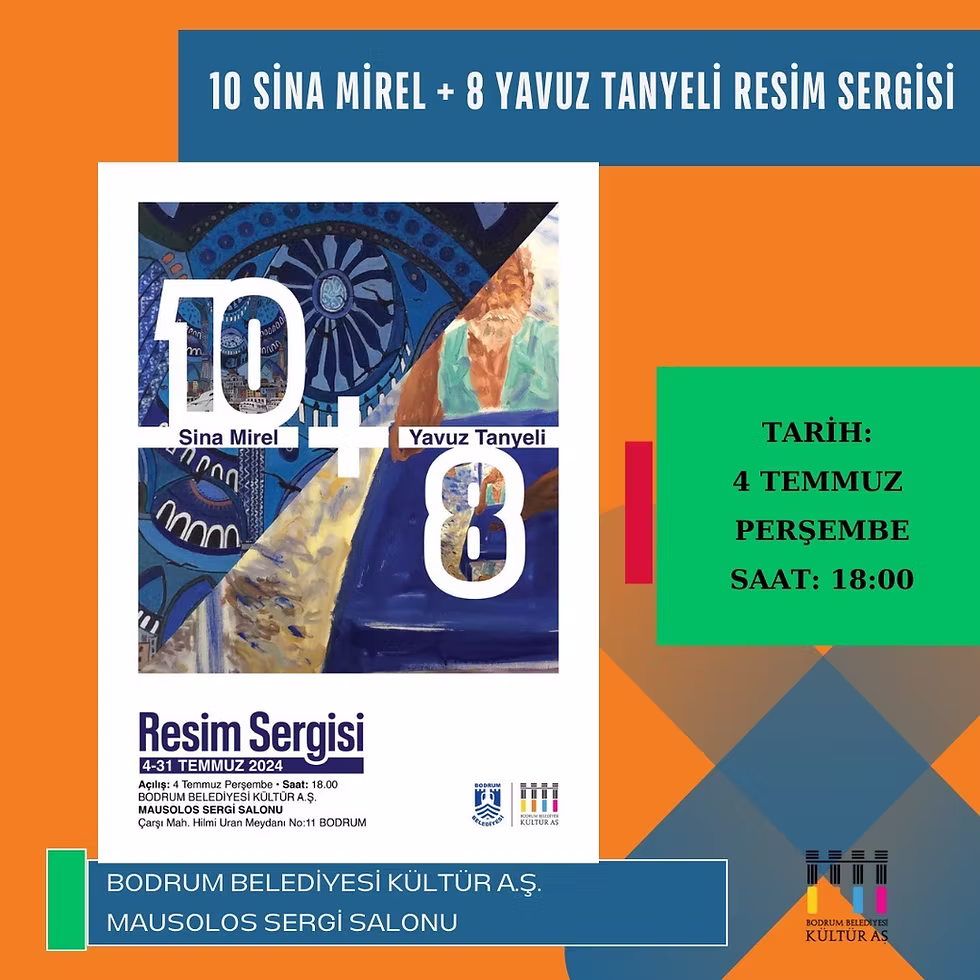 RESİM SERGİSİ◢ 10+8 / Sina Mirel & Yavuz Tanyeli